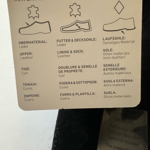 NWT Birkenstock Made in Germany Mayari Shearling Sandals - Leather black 864sn - Picture 5 of 10